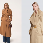 Trench coat chống nước và ủng Wellington trong phong cách ngày mưa