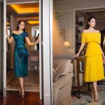 Hoa hậu Thanh Thủy tỏa sáng trong BST Tết 2026 của Lê Thanh Hòa