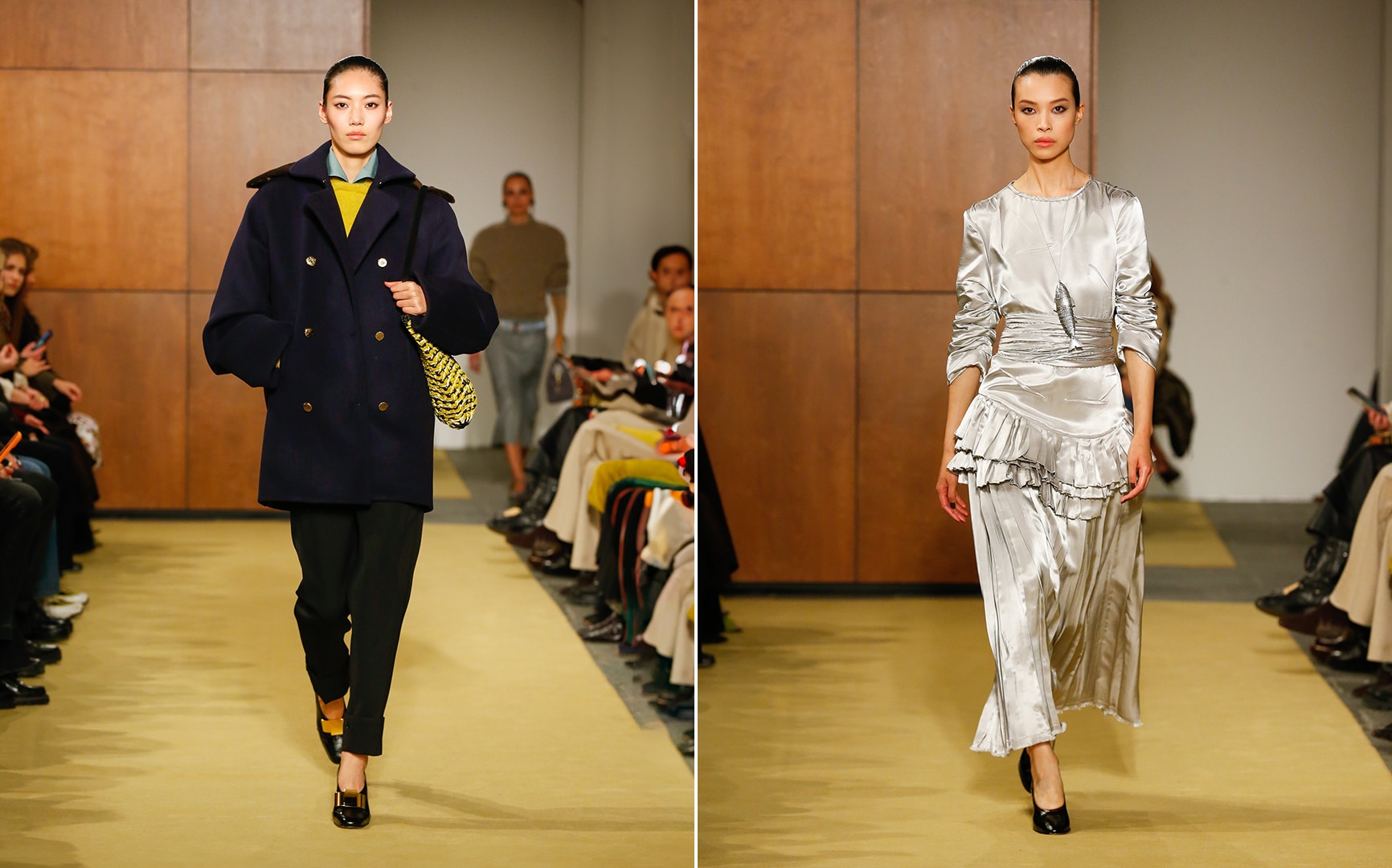 Người mẫu trình diễn trang phục mới nhất của Tory Burch trên sàn diễn thời trang