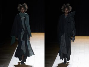 Yohji Yamamoto FW26: Khi đường kimono gặp Hokusai
